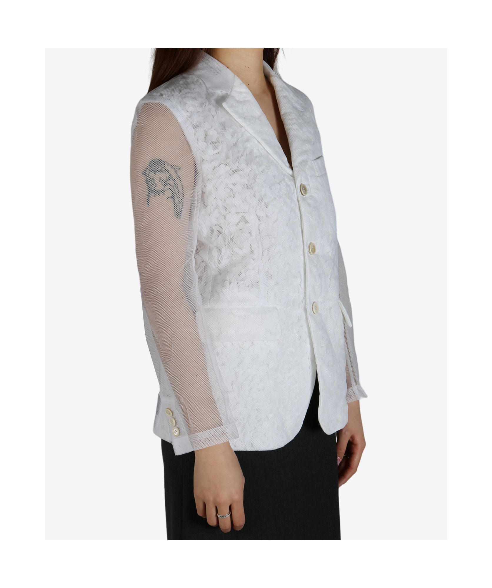 COMME DES GARÇONS SINGLE-BREASTED BLAZER