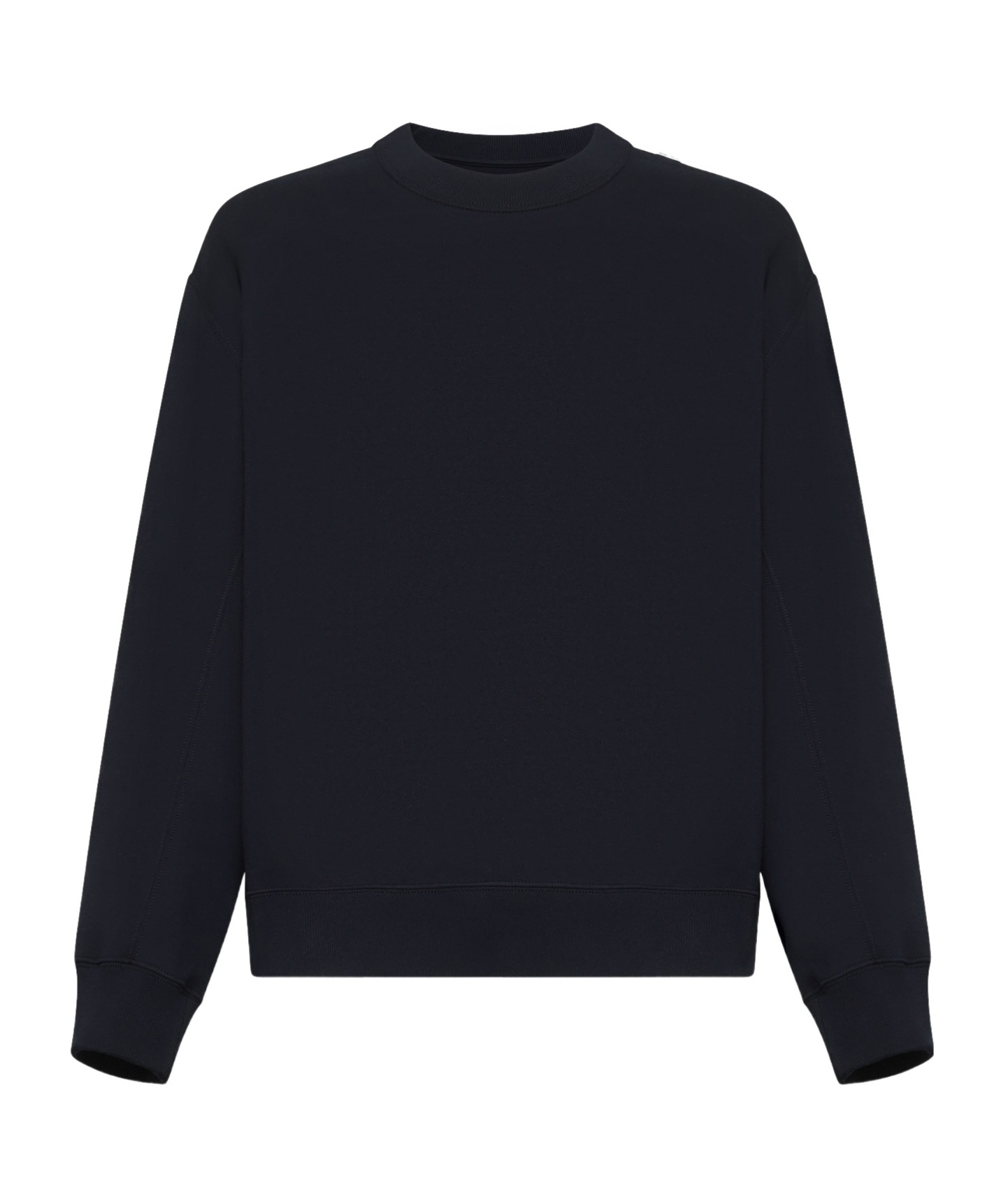 Jil Sander Black Cotton Sweatshirt In Black