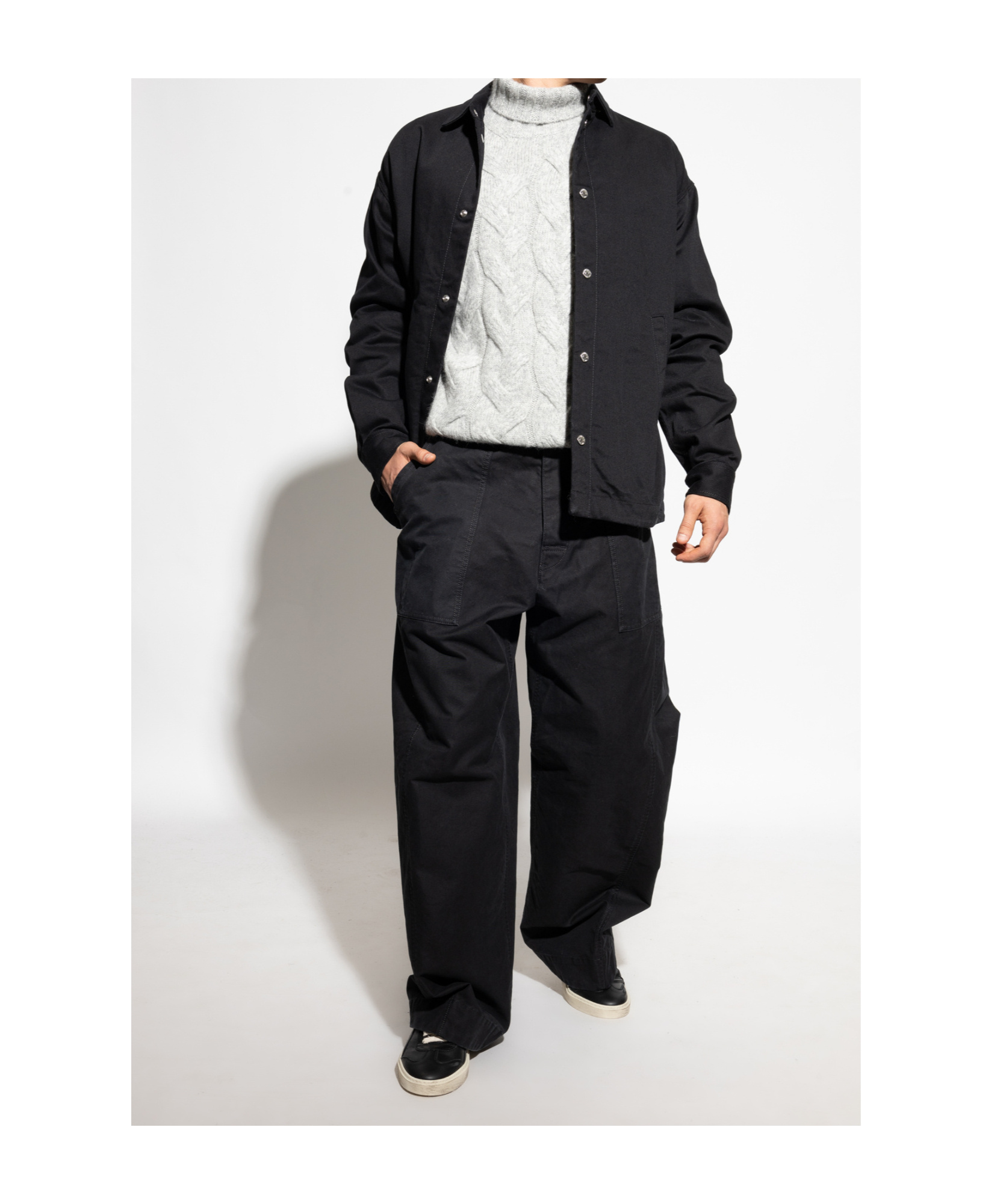 Dsquared2 Long Sleeve Denim Jacket In Black