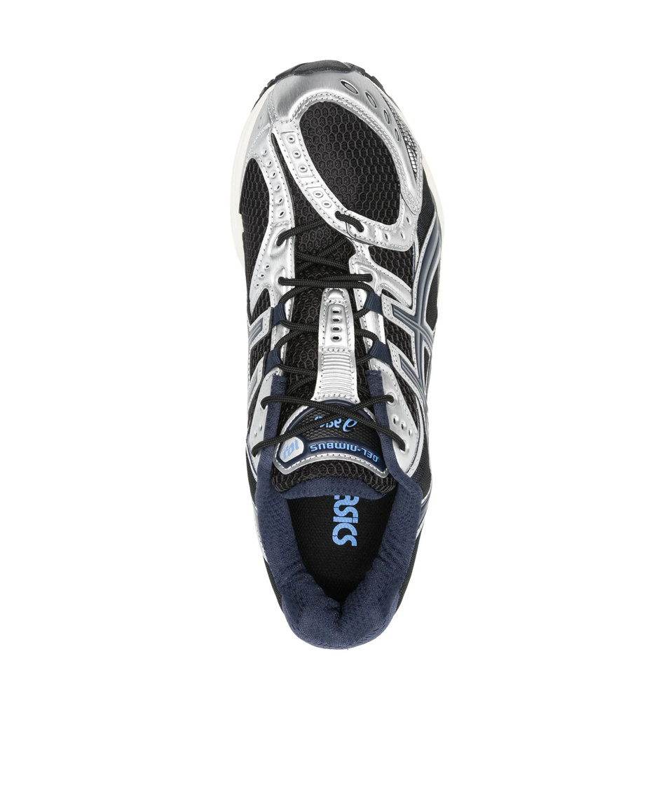 Asics Round Toe Sneakers In Black