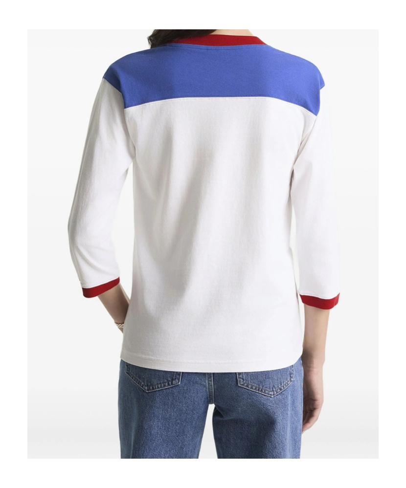 Sporty And Rich Open-necked Black Shirt In Multi