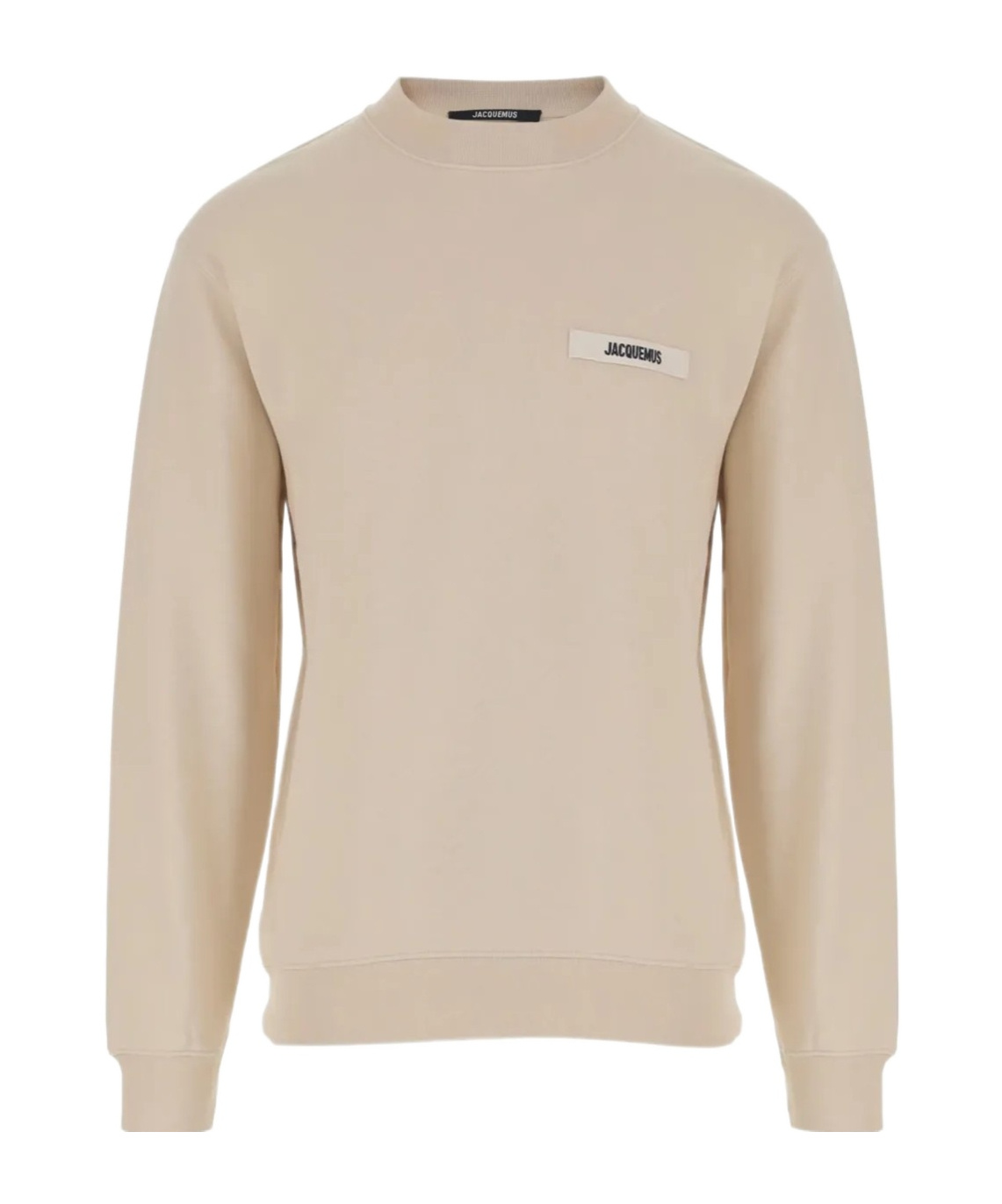 Jacquemus Men The Gros Grain Crewneck Sweatshirt With Logo Plaque In Multi