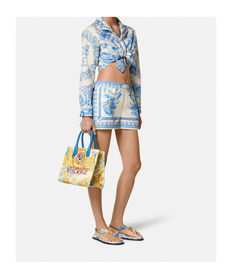 Versace Underwater Barocco Shirt And Blouse Multicolor
