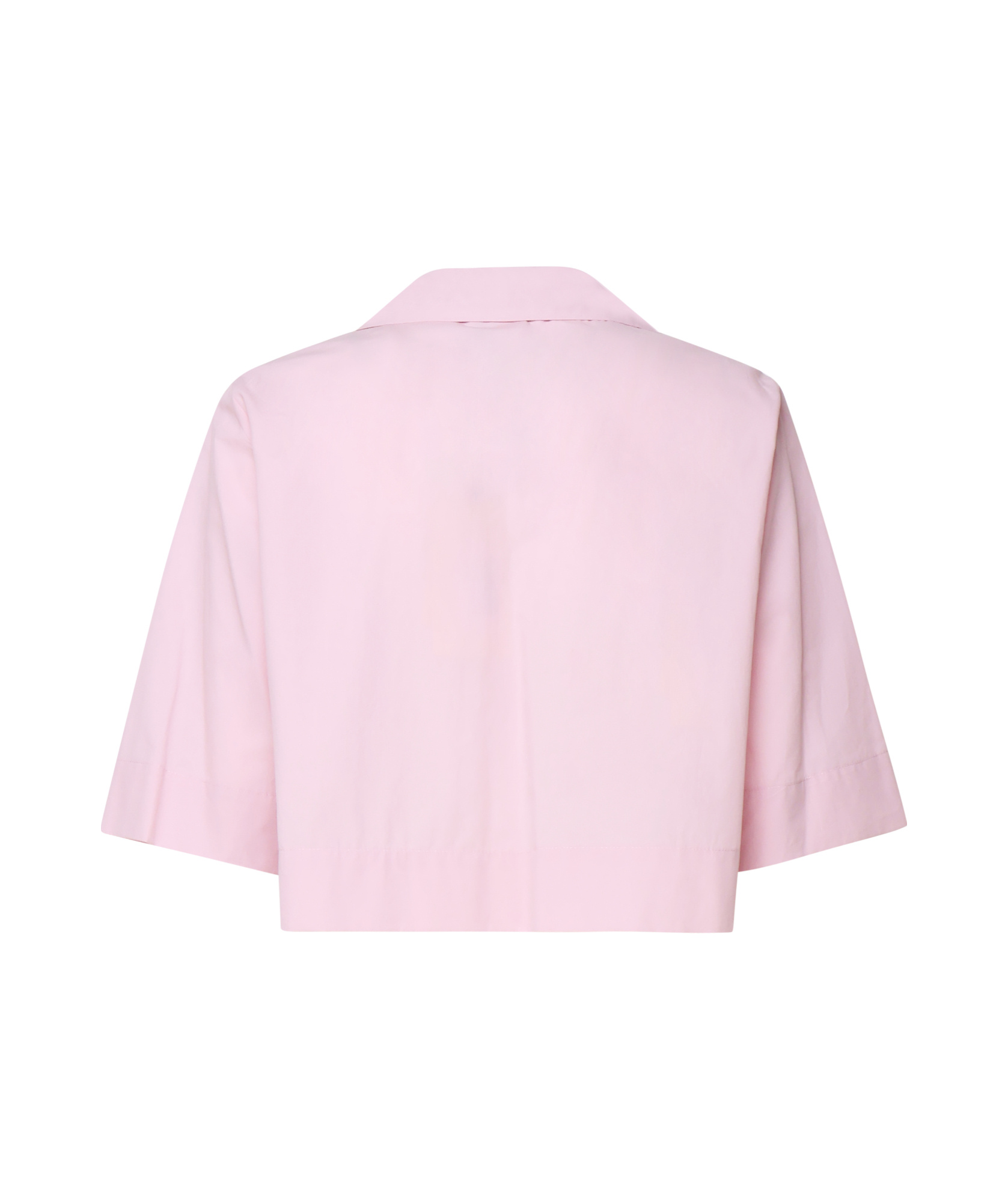 Ottod'ame Lapel Shirt In Pink
