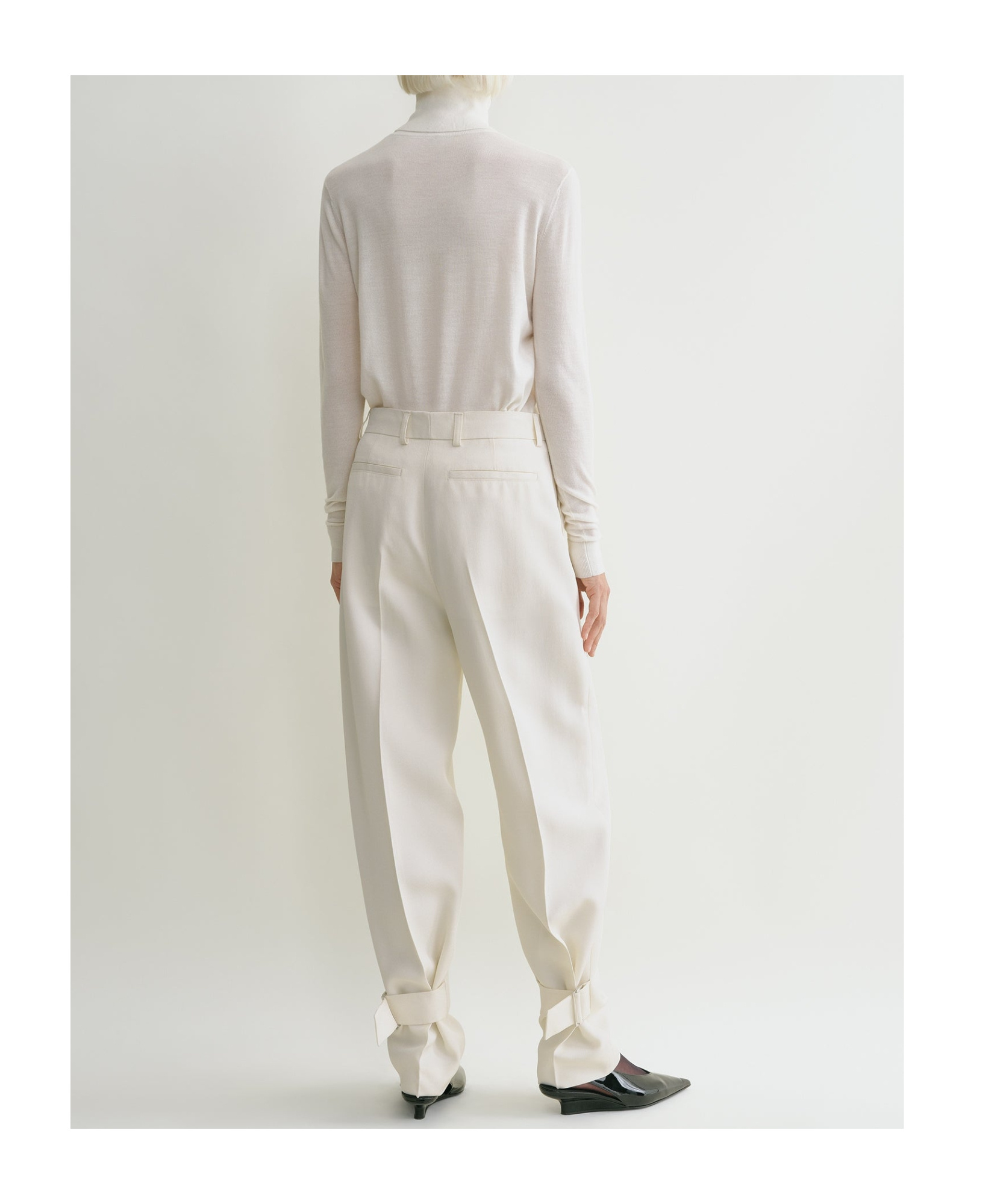 Totême Tapered Trousers In White