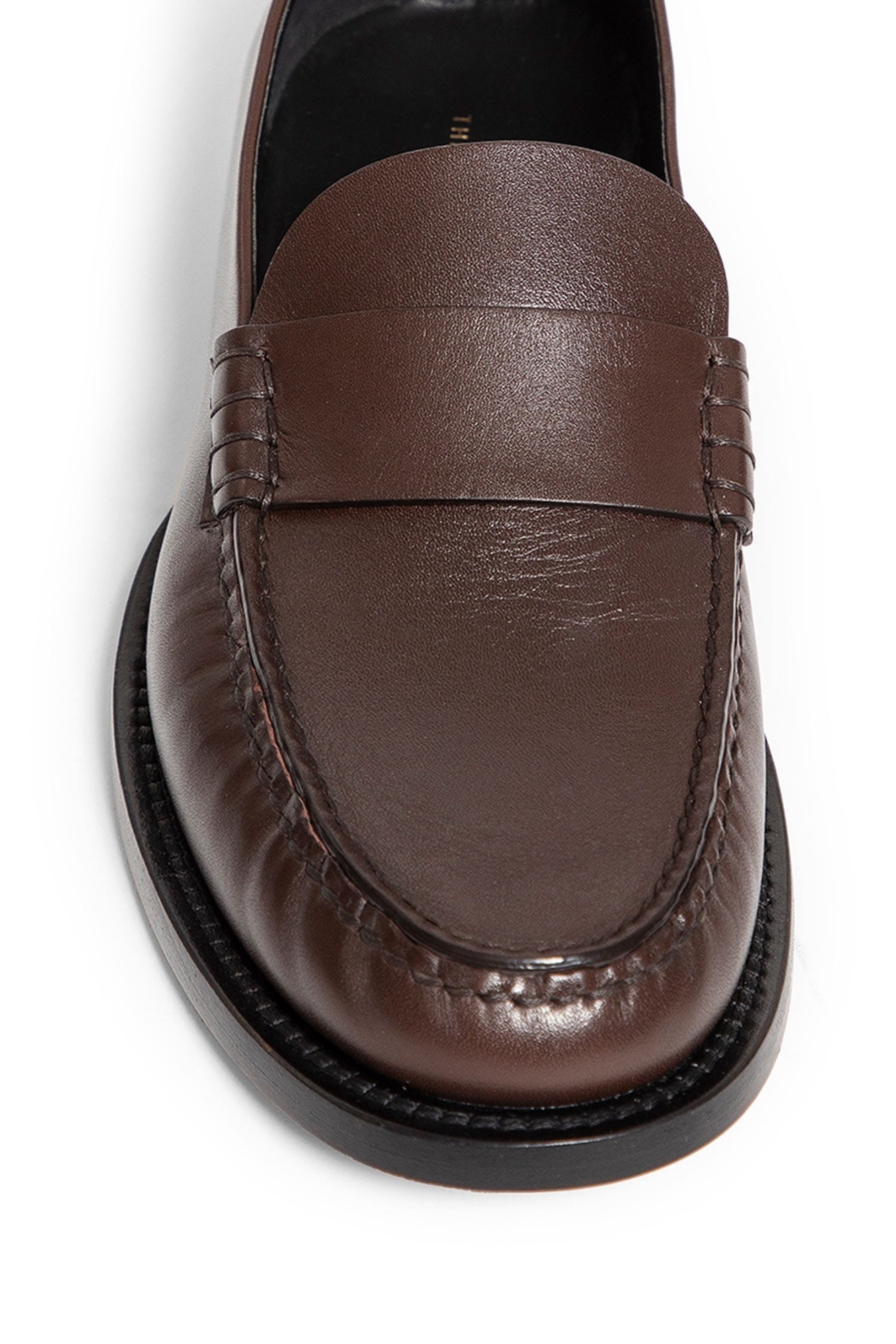 The Row Novus Slip-on Loafers In Black
