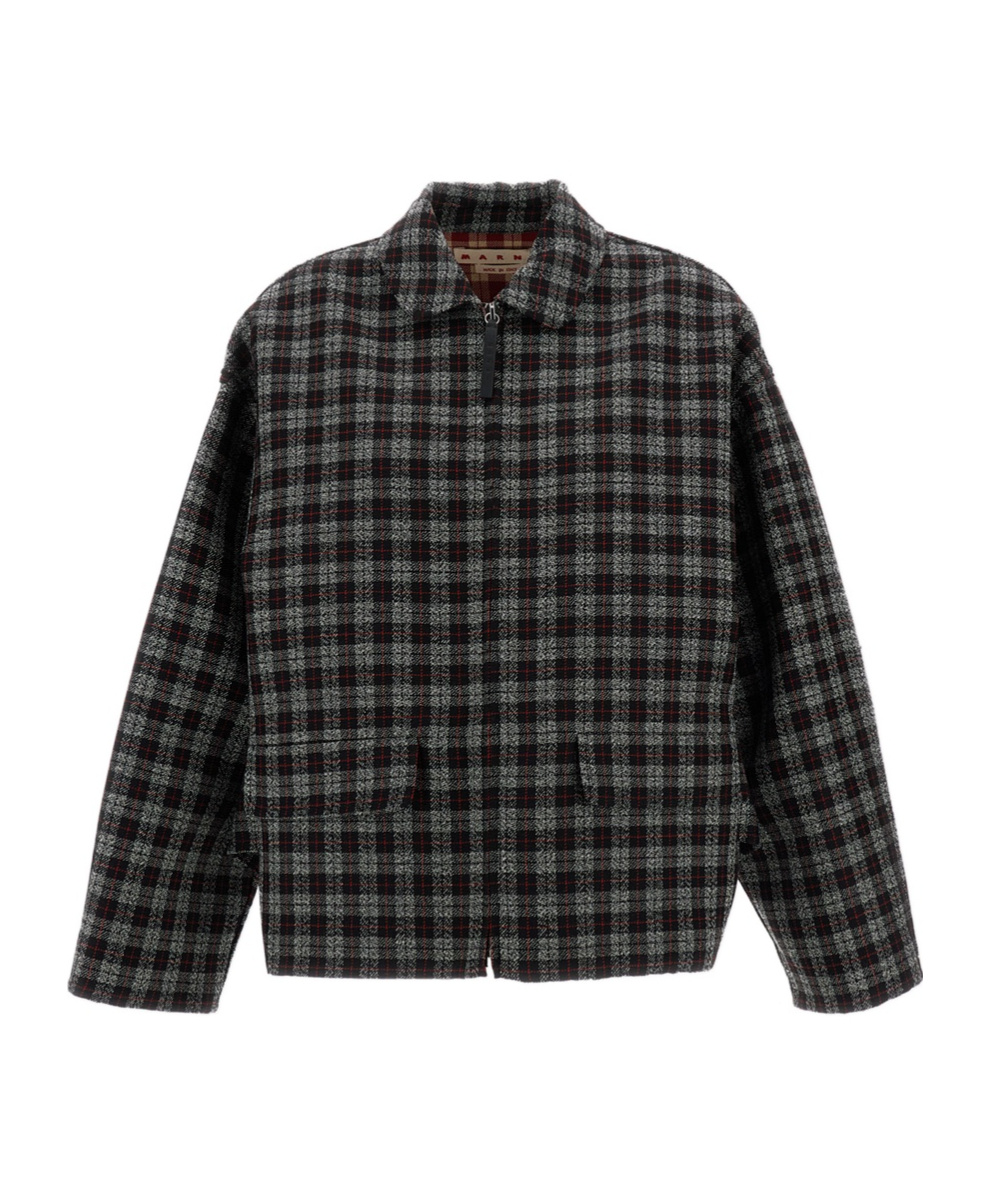 Marni Jacket Jkma0436k0 Utwa64-ron99 In Black