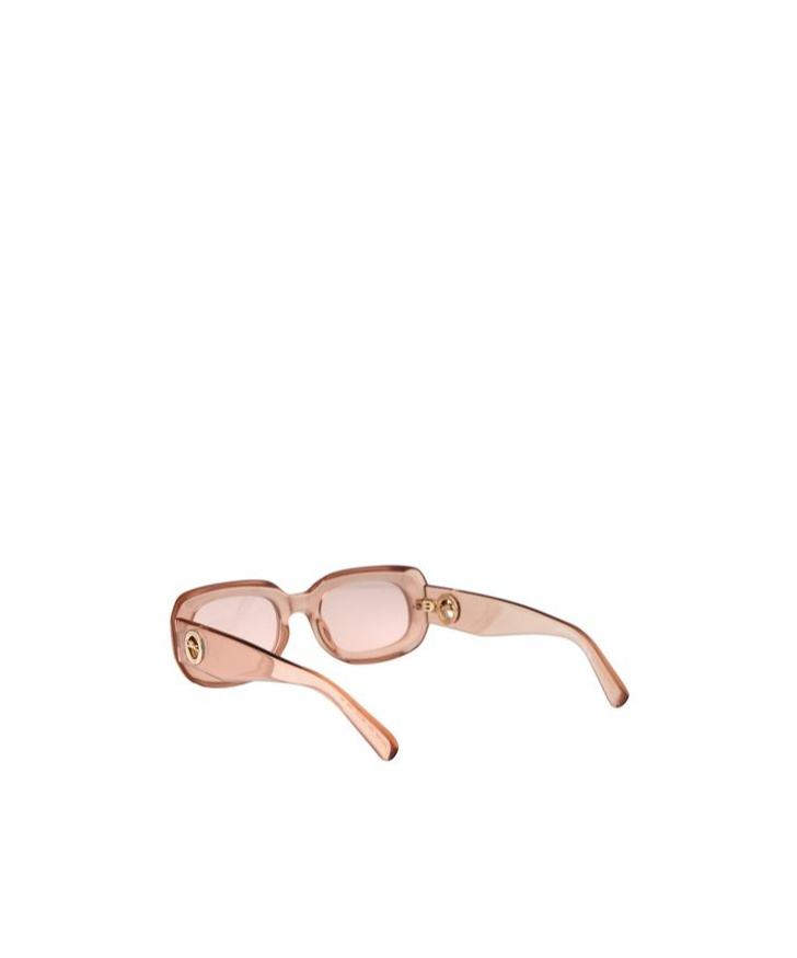 Longchamp Rectangular Frame Sunglasses In Nude