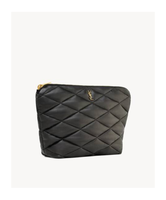 SAINT LAURENT SADE COSMETIC BAG IN LAMBSKIN