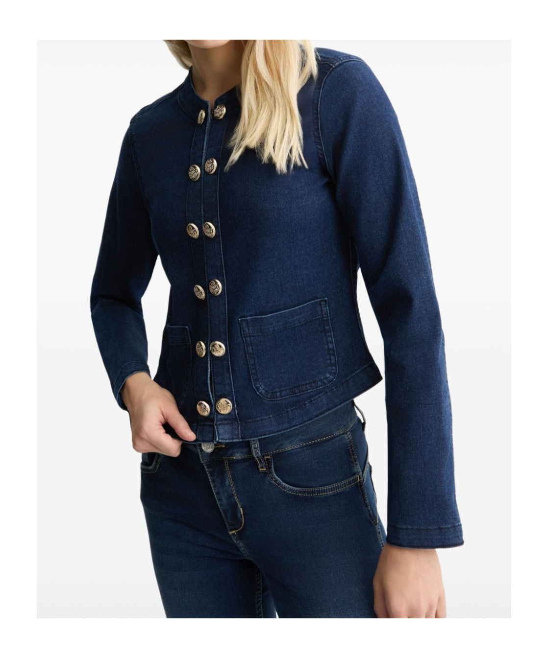 Liu •jo Liu Jo Jacket With Double Buttons In Blue