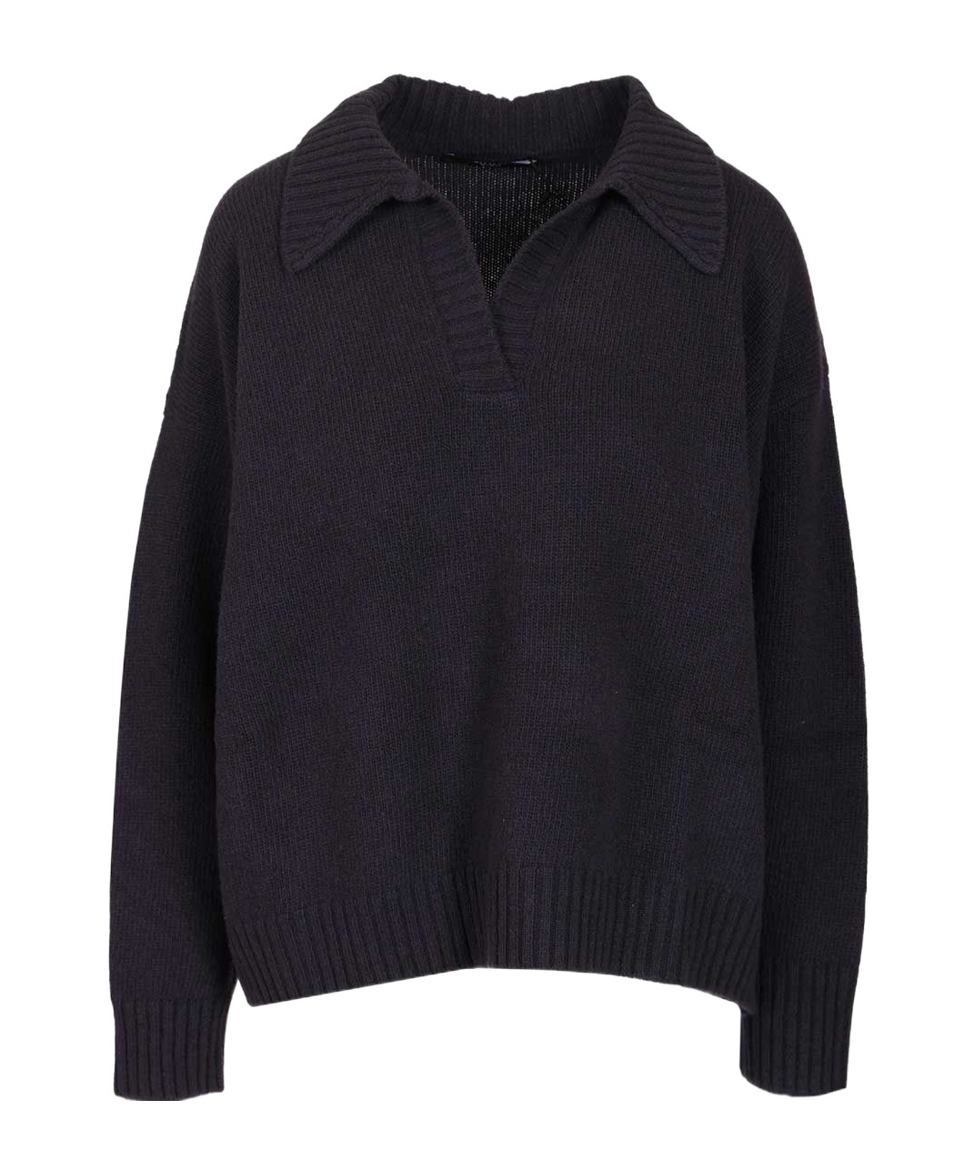 Weekend Max Mara Agre Polo Vest. Uomo Knitwear Blue In Black