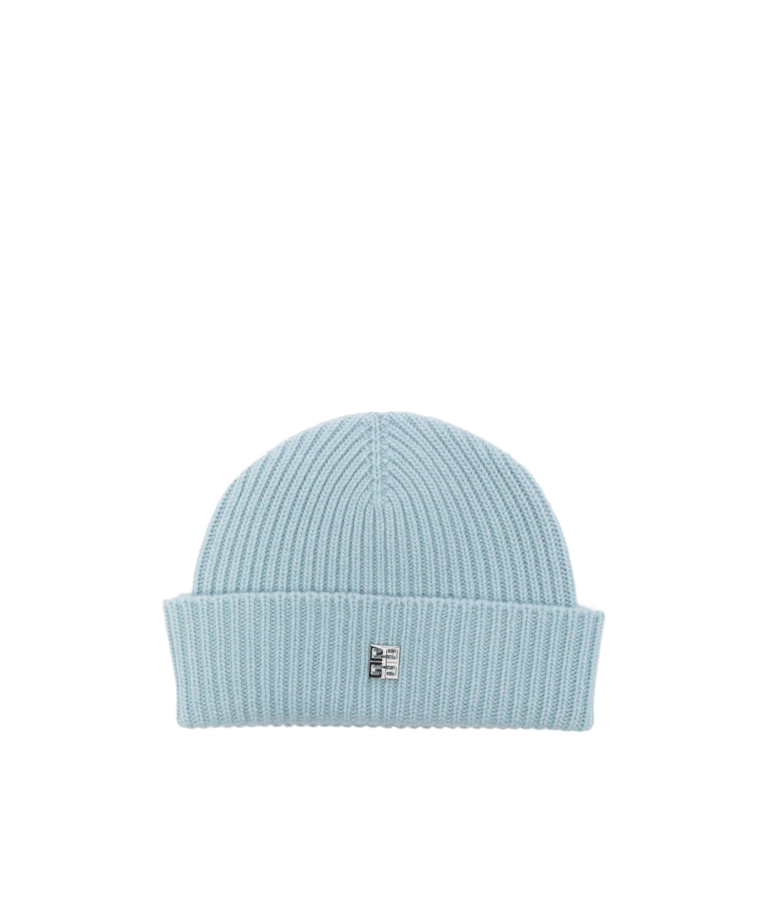 Givenchy Ribbed-knit Beanie Hat In Blue