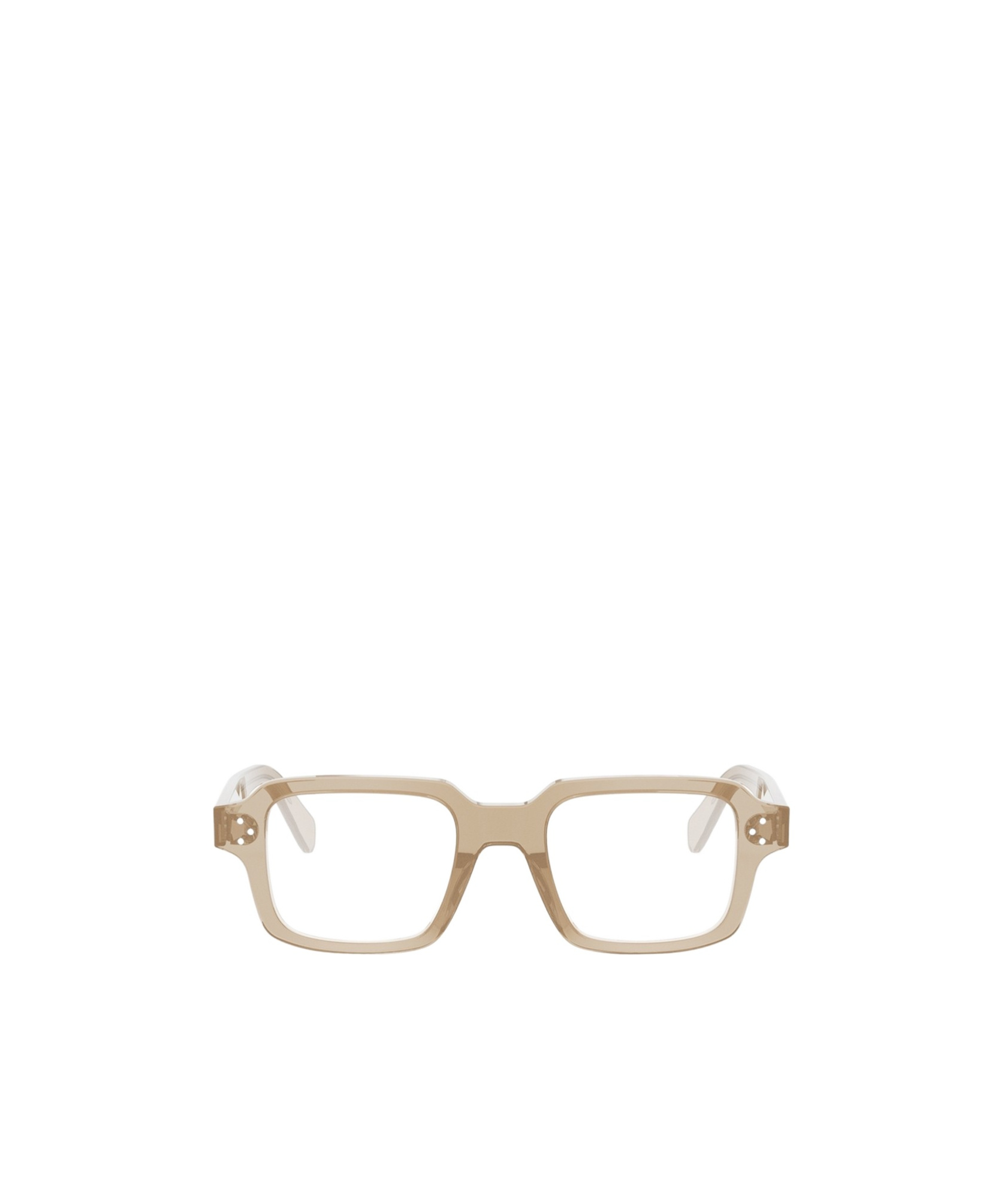 Celine Square Flat Mirror In Nude