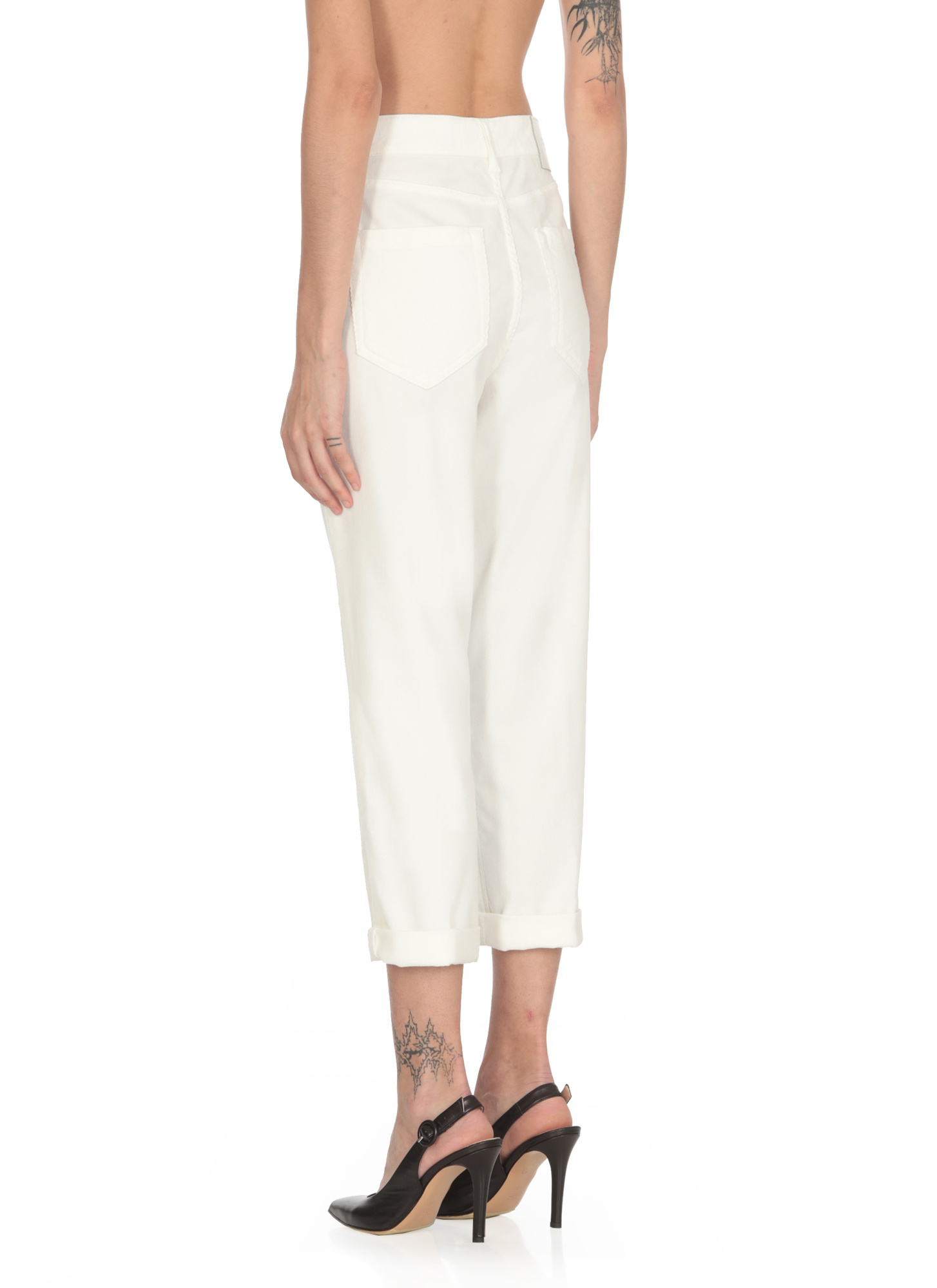 Dondup Koons Bull Stretch Jeans In White