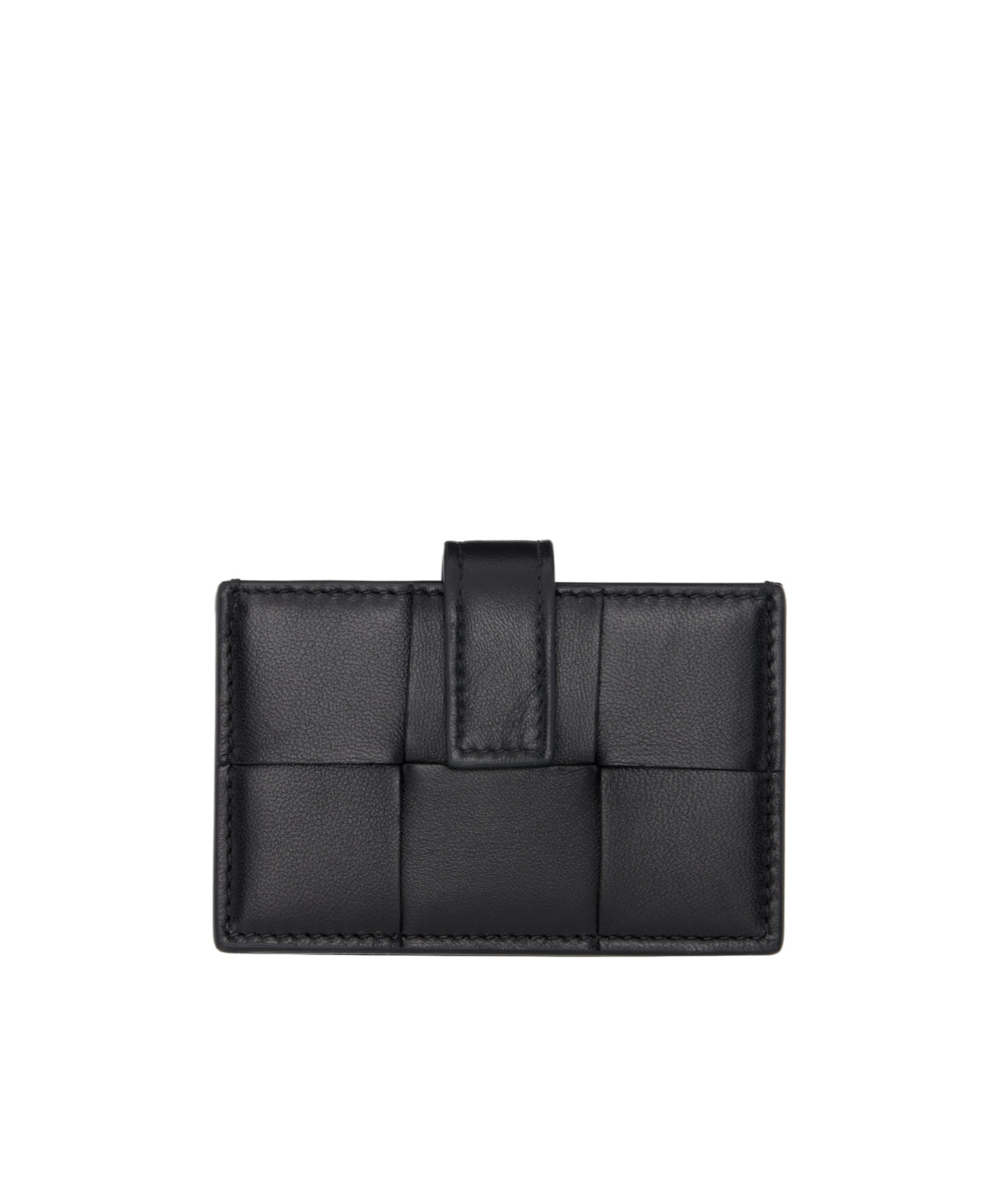 Bottega Veneta Organ Folding Card Bag In Black