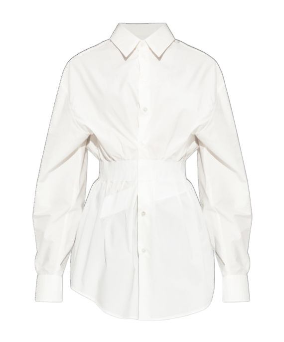 Mm6 Maison Margiela "taped" Shirt In White