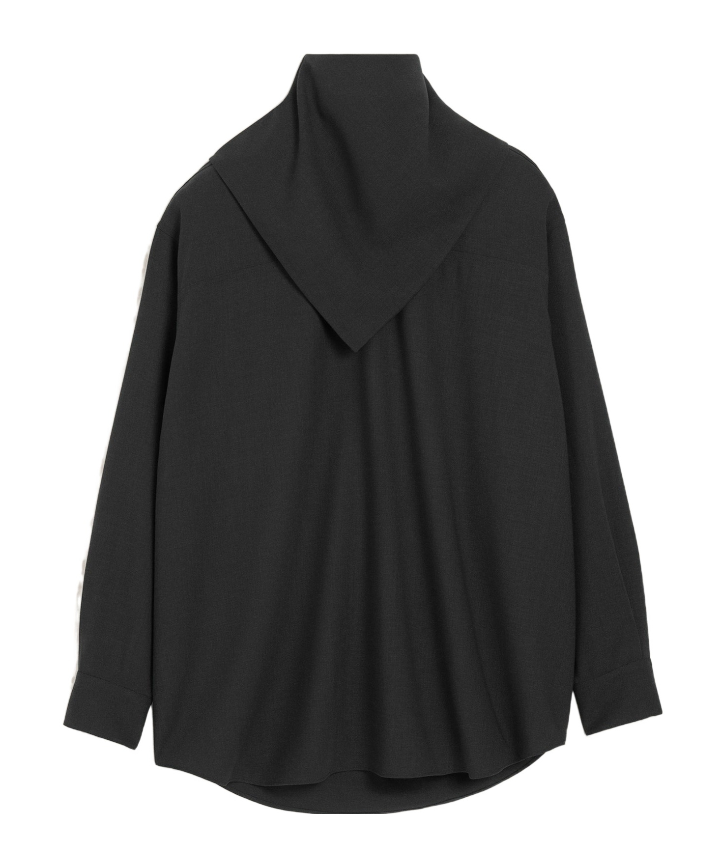 Ami Alexandre Mattiussi Ami Paris Men Bandana Wool Blouse In Black