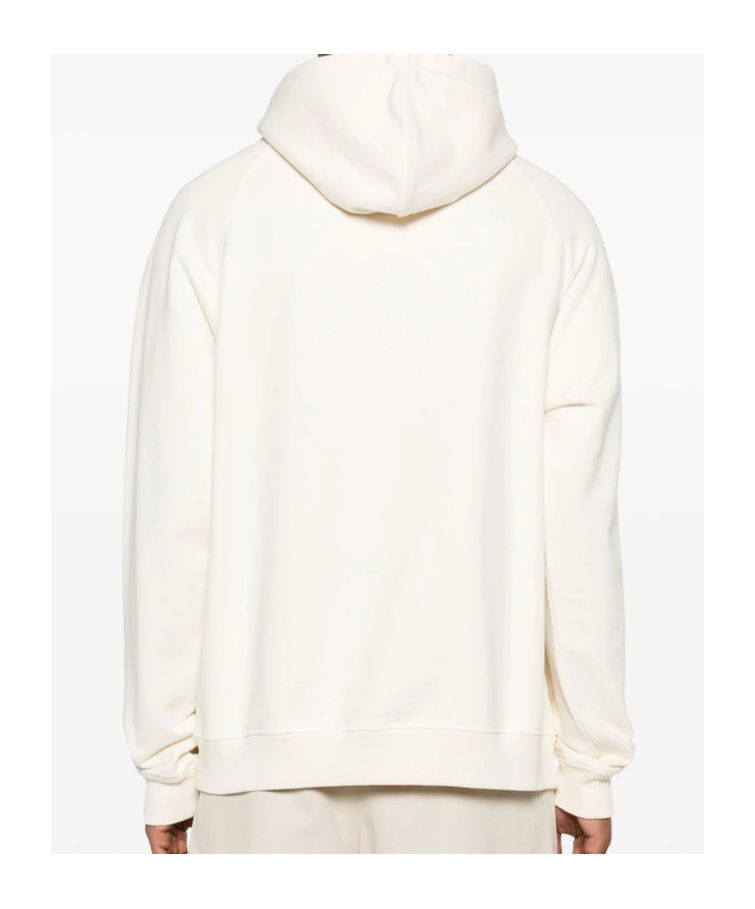 Barbour X Noah Cotton Hoodie In White