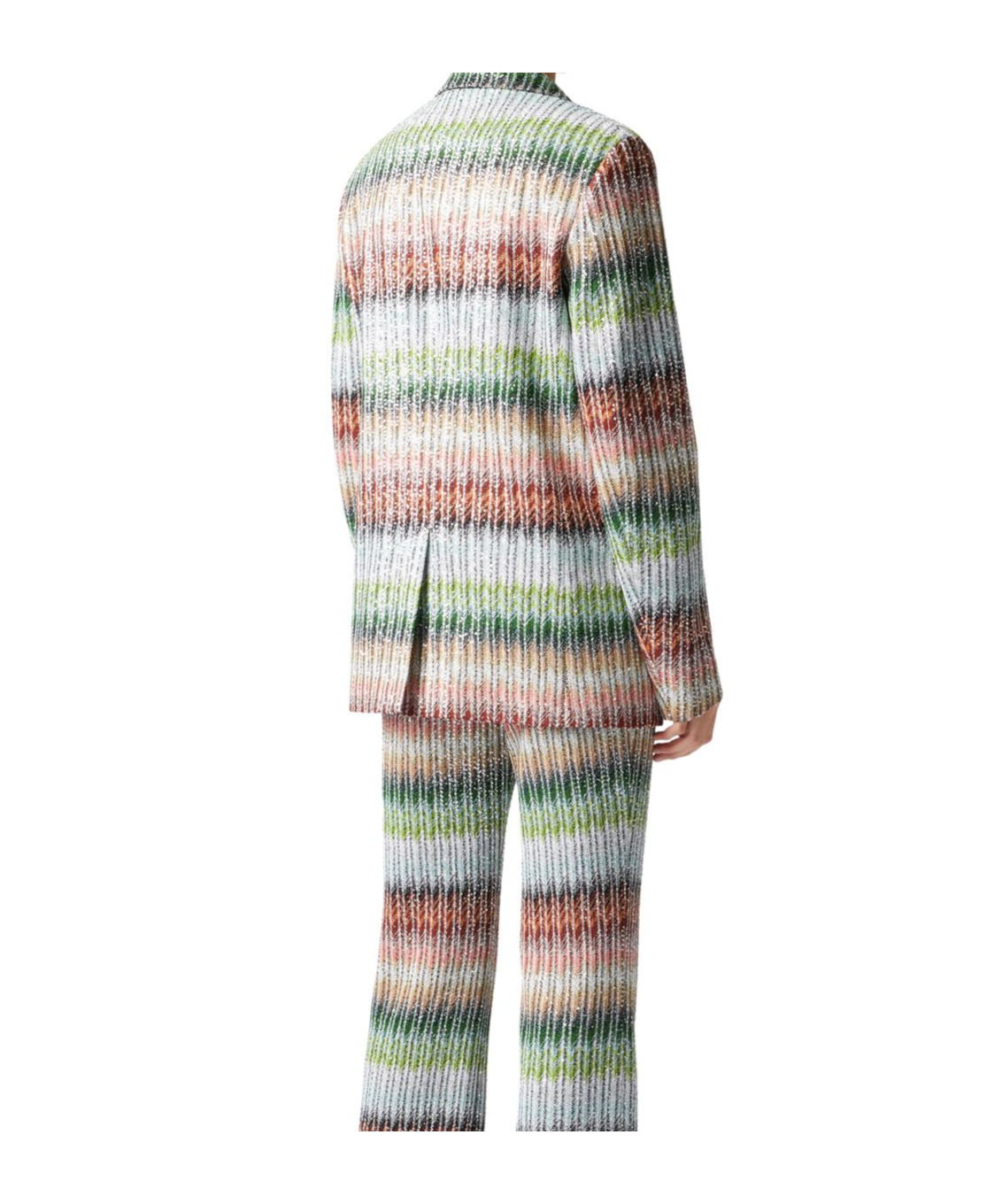 Missoni Long-sleeved Suit Jacket In Multicolor