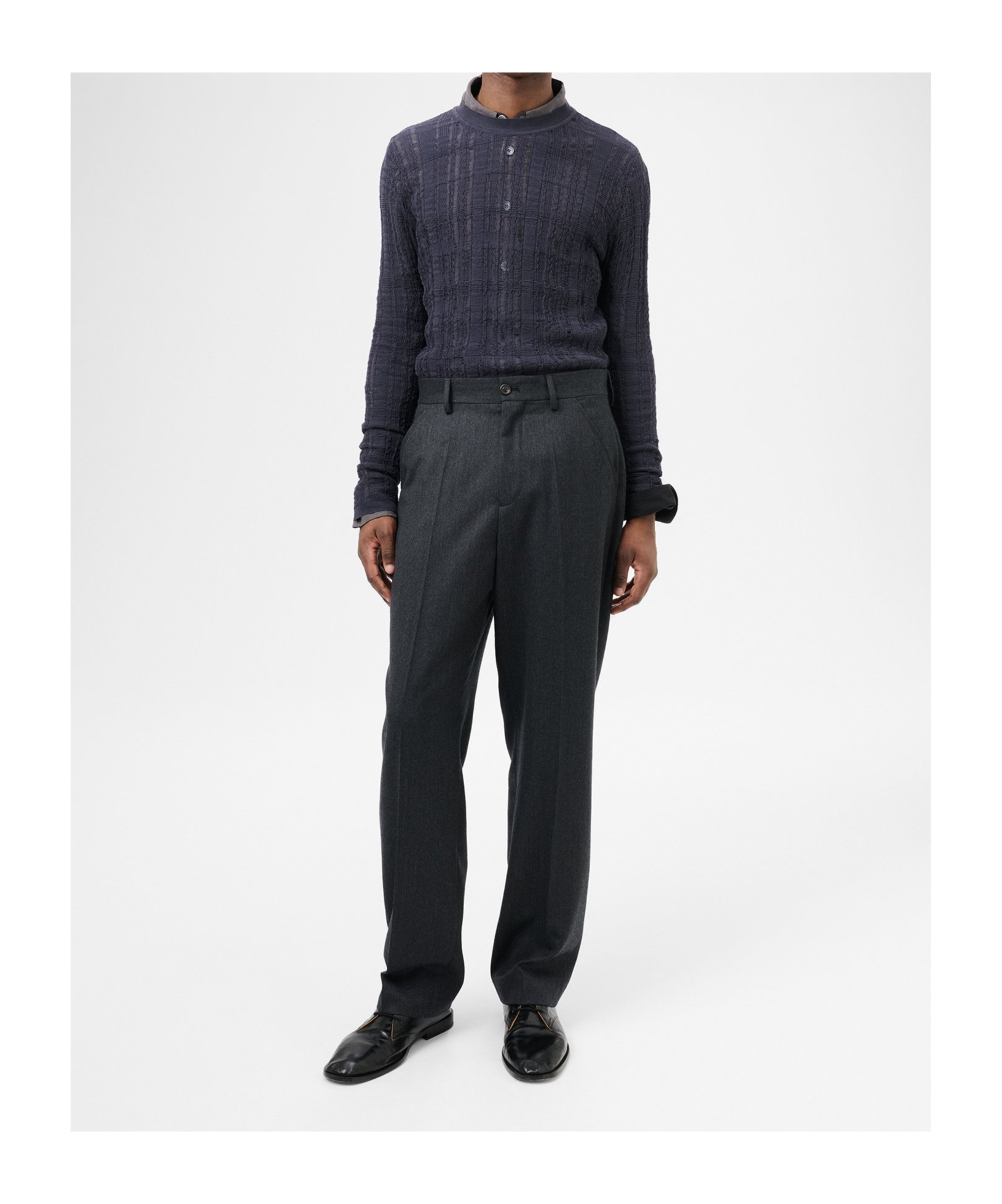 Our Legacy Maitre D Belt-loop Casual Pants In Black