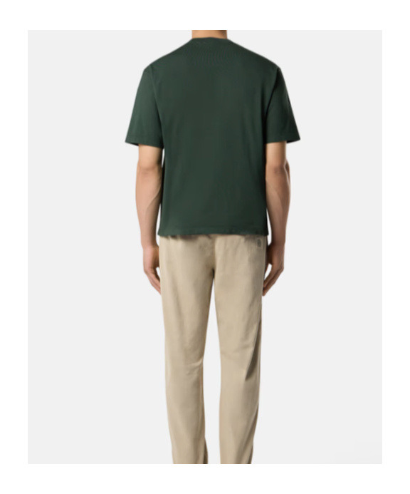 Stone Island Olive Crewneck T-shirt In Green
