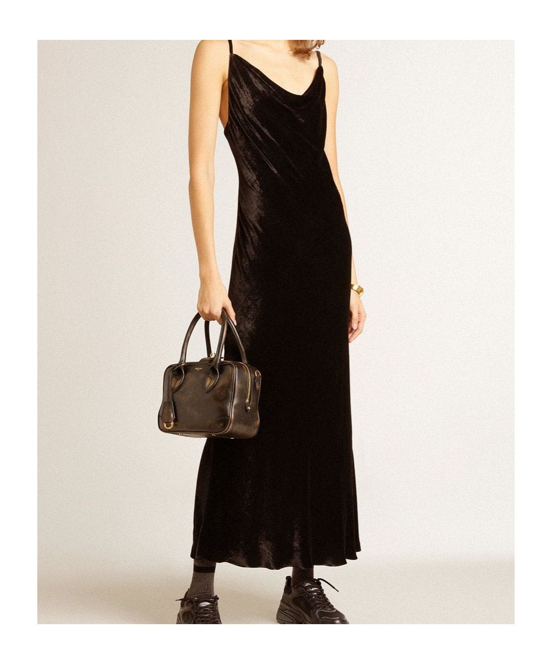 Golden Goose 'vita' Tote Bag In Black Leather In Black