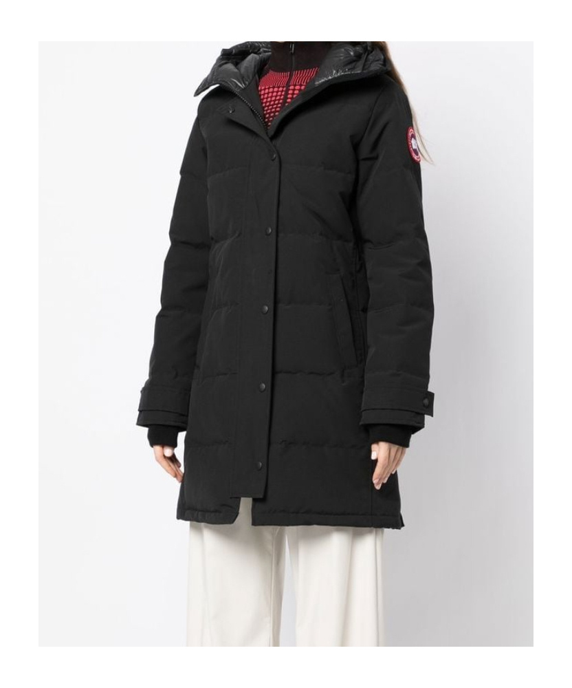 Canada Goose Shelburne Hooded Arctic-tech Parka In Black