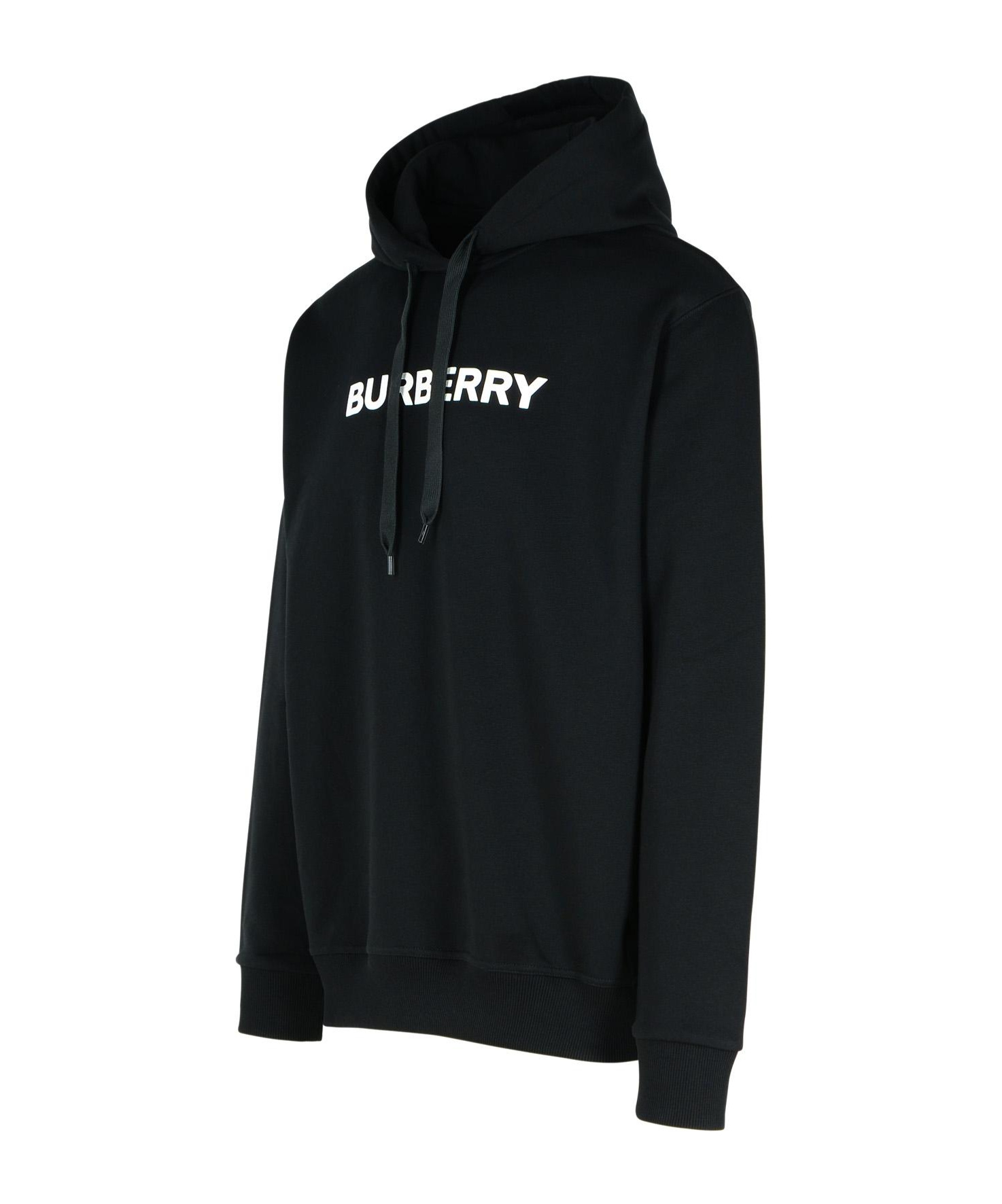 Burberry Black Cotton Sweatshirt In Black