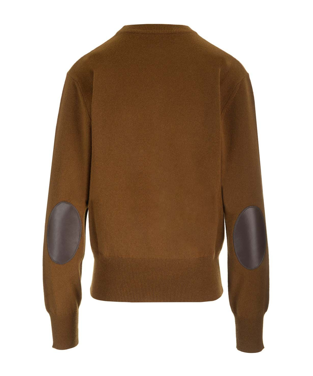 Apc A.p.c. Crewneck Knitted Jumper In Brown