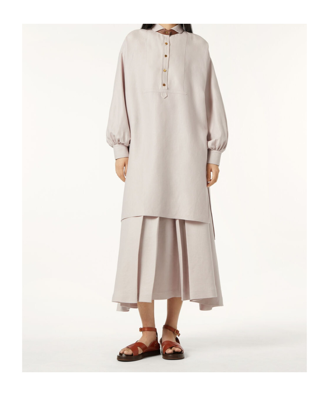Loro Piana Anastasia Dress In Neutral