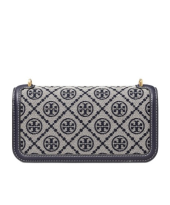 Tory Burch Small T Monogram Eleanor Shoulder Bag In Black