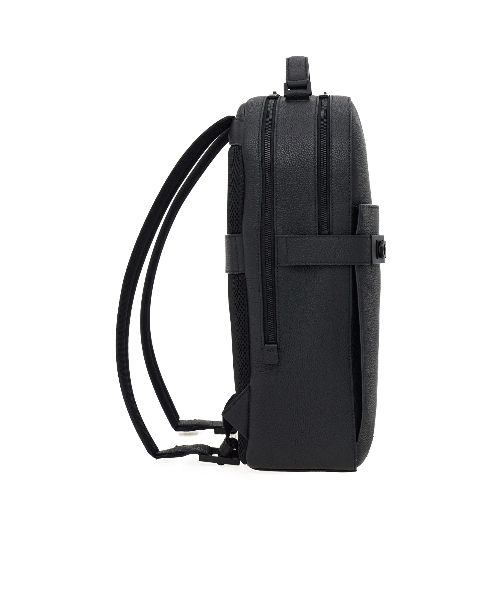Shop Ferragamo Gancini-buckles Zip-around Backpack In Black