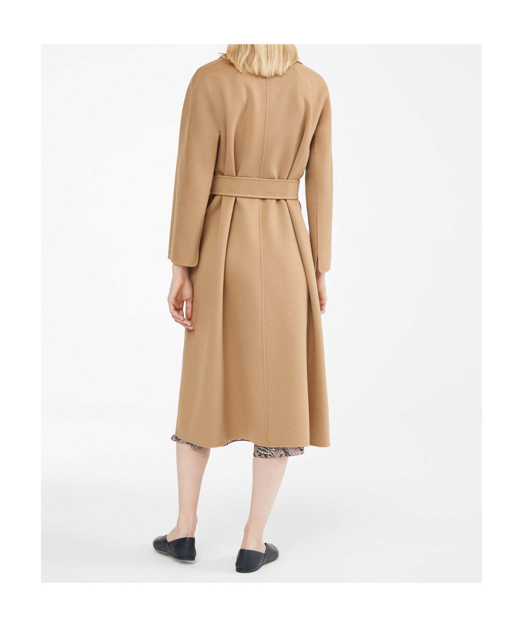 Max Mara Long-sleeved Coat In Brown