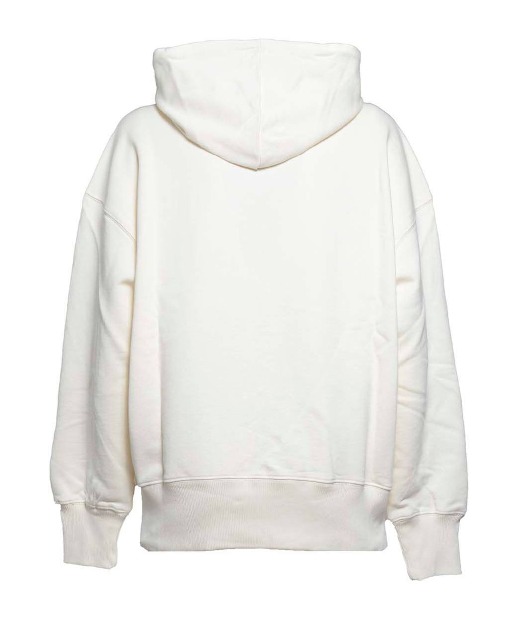 Msgm Logo Printed Drawstring Hoodie In White