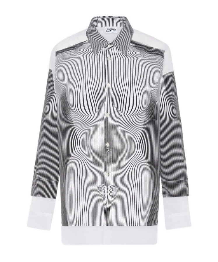 Jean Paul Gaultier Petit Grand Shirt In Gray
