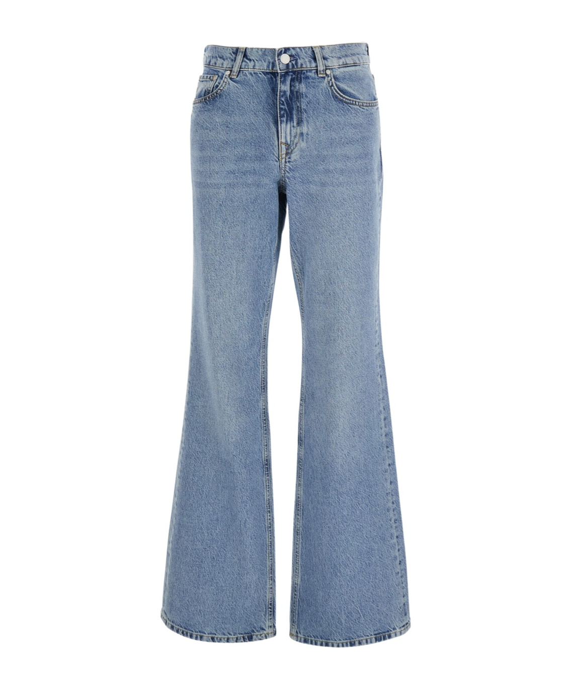 Ag Belt-loop Jeans In Blue