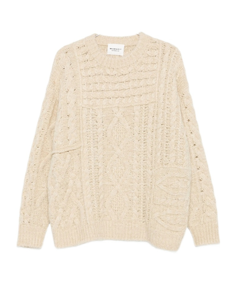 Isabel Marant Long-sleeved Sweater In Neutral
