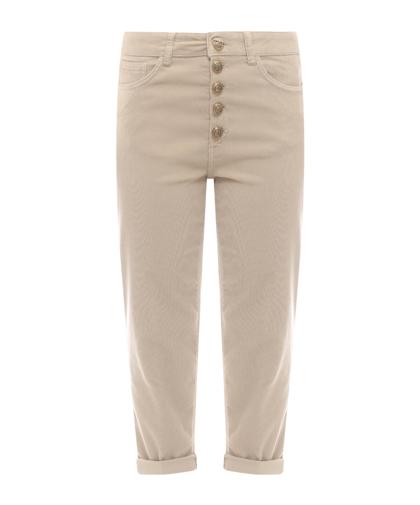 Dondup Trousers Featuring Bottom Cuffs And 5 Pockets In Multi