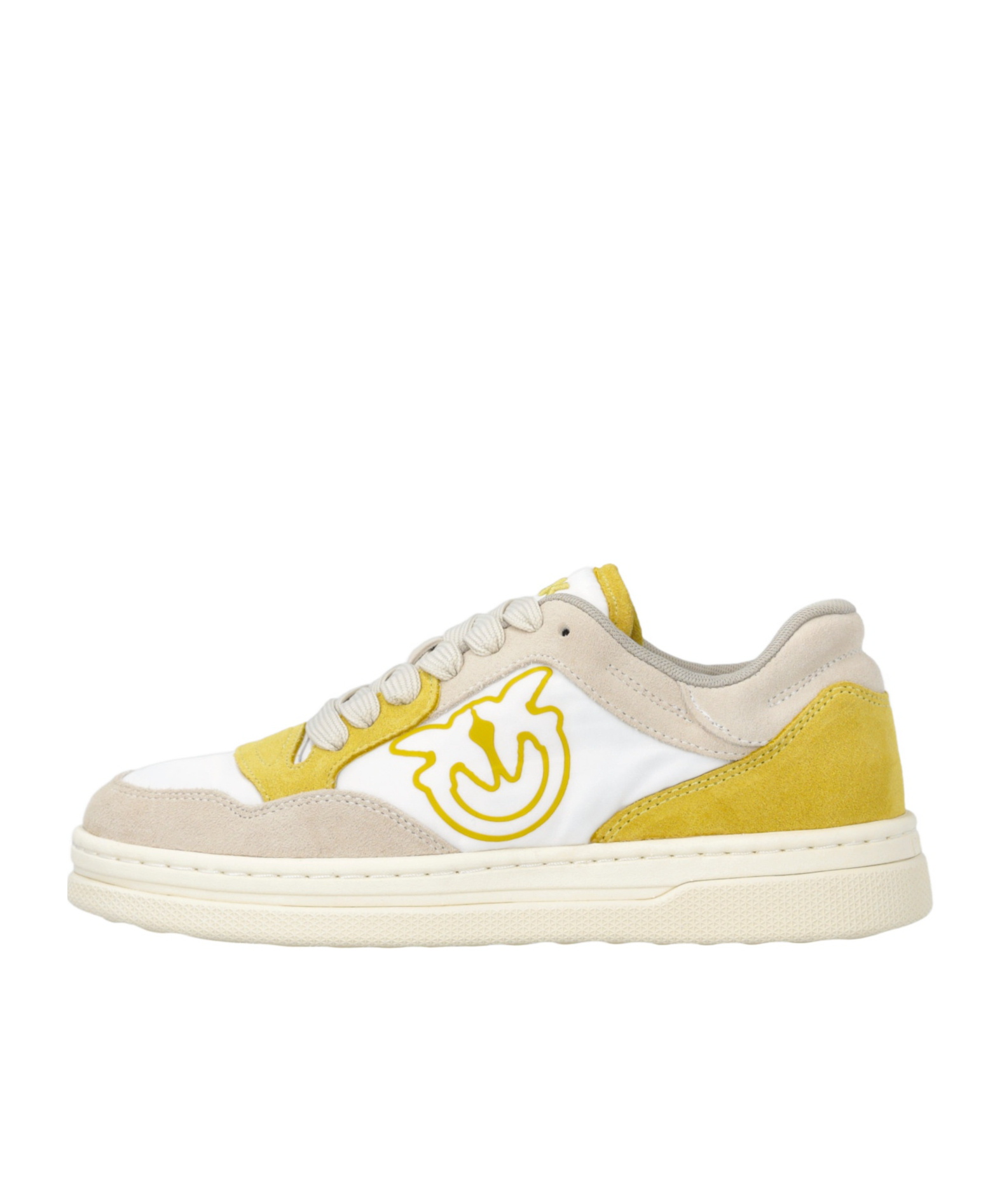 Pinko Leather Sneakers In White