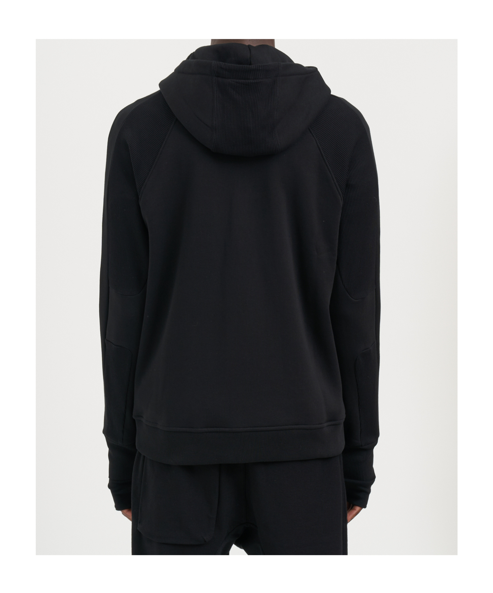 Thom Krom Hooded Casual Jacket In Black