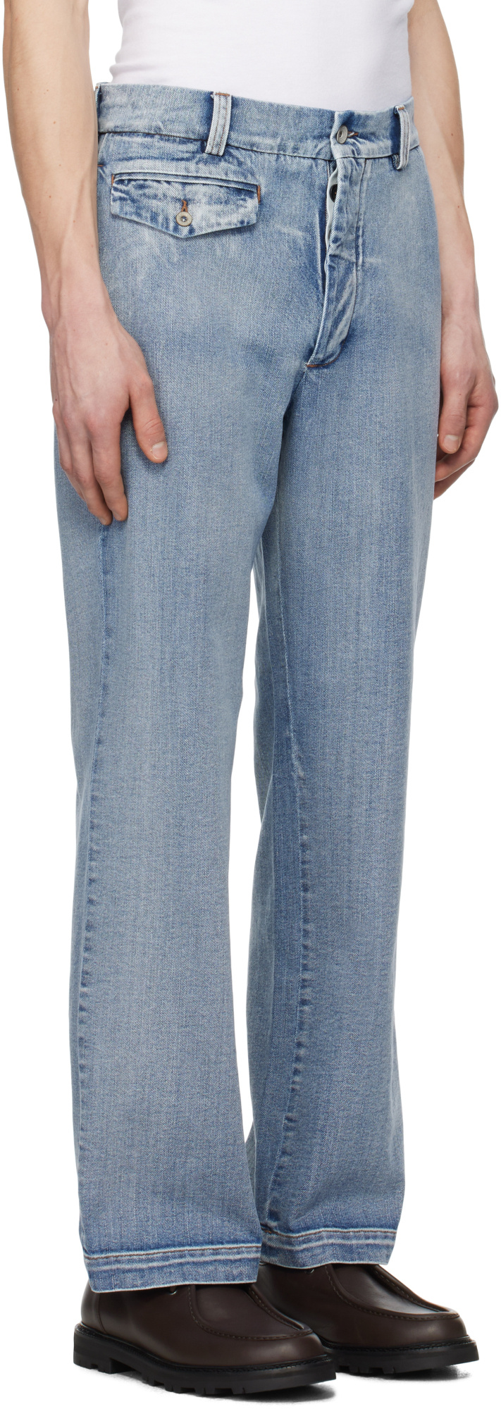 BARENA VENEZIA JEANS WITH BELT LOOPS