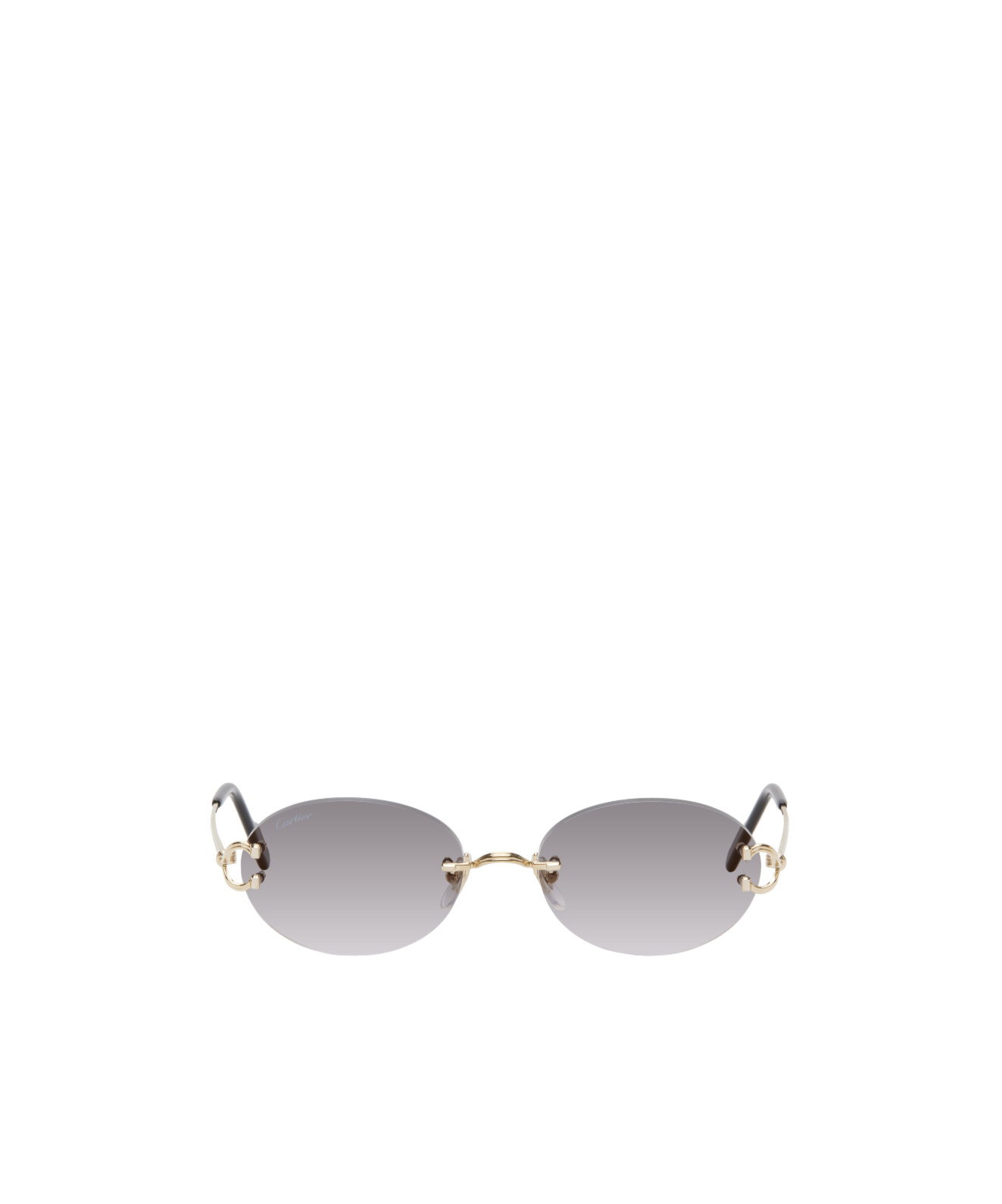 Cartier Décor C Classique De  Sunglasses In Gray