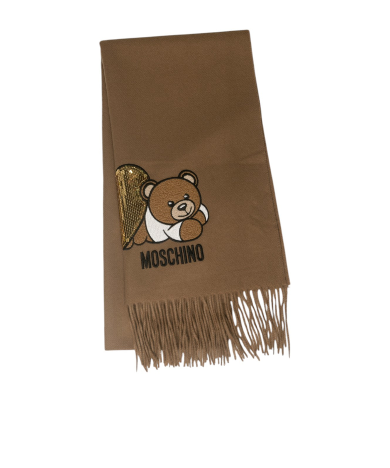 Moschino Wool Scarf In Green