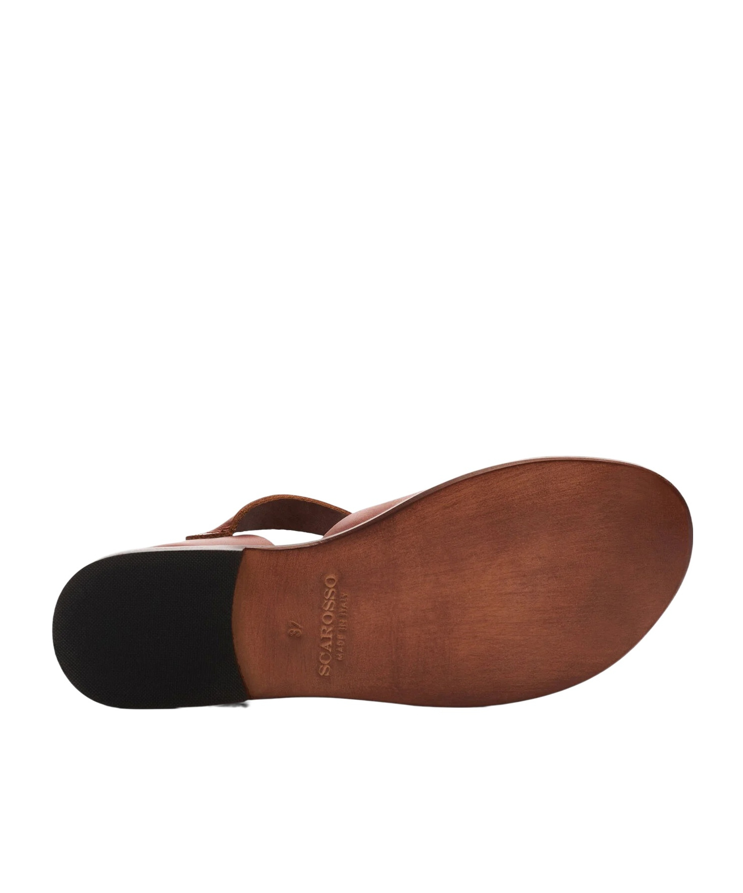 Scarosso Helene Round-toe Sandals In Brown