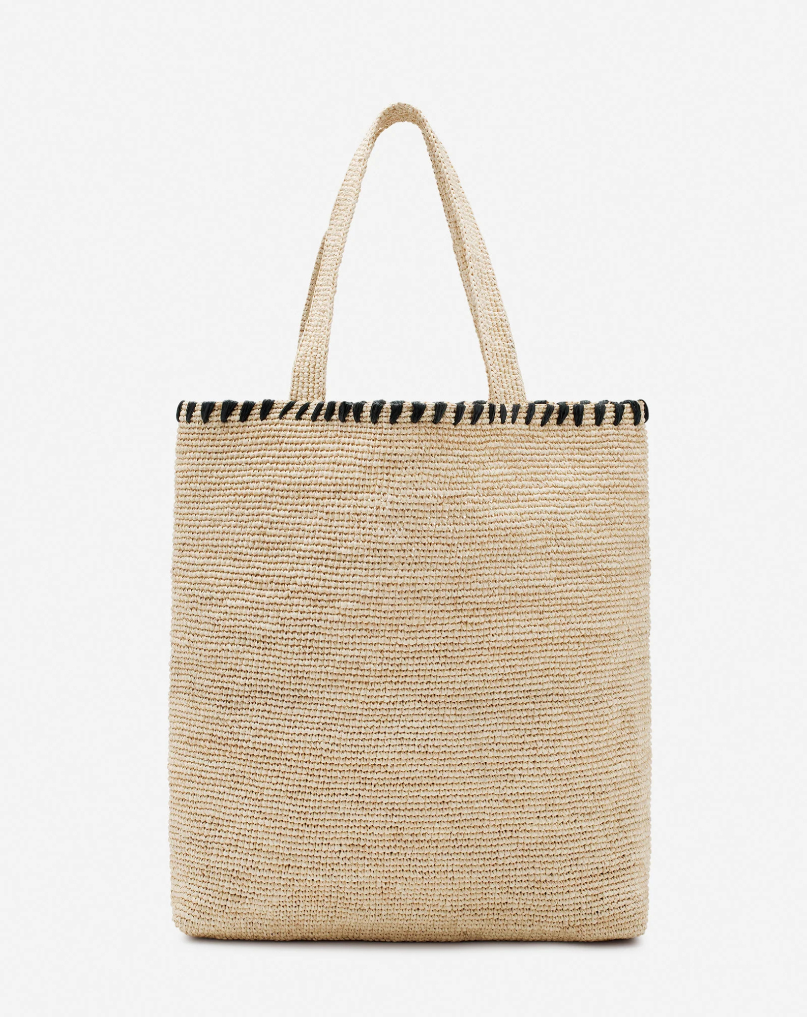 Lanvin Embroidered Logo Raffia Tote Bag In Neutral