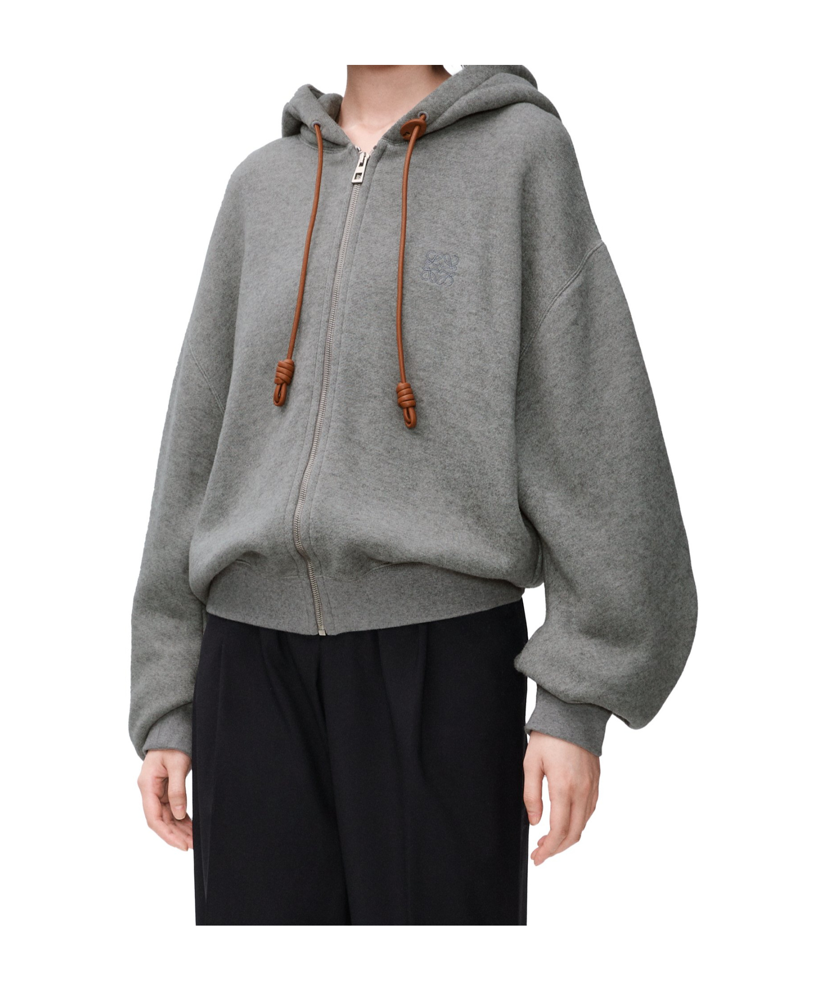 Loewe Flamenco Hoodie In Gray