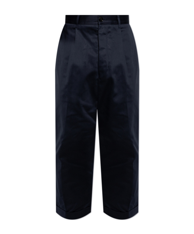 Ami Alexandre Mattiussi Belt-loop Casual Pants In Black