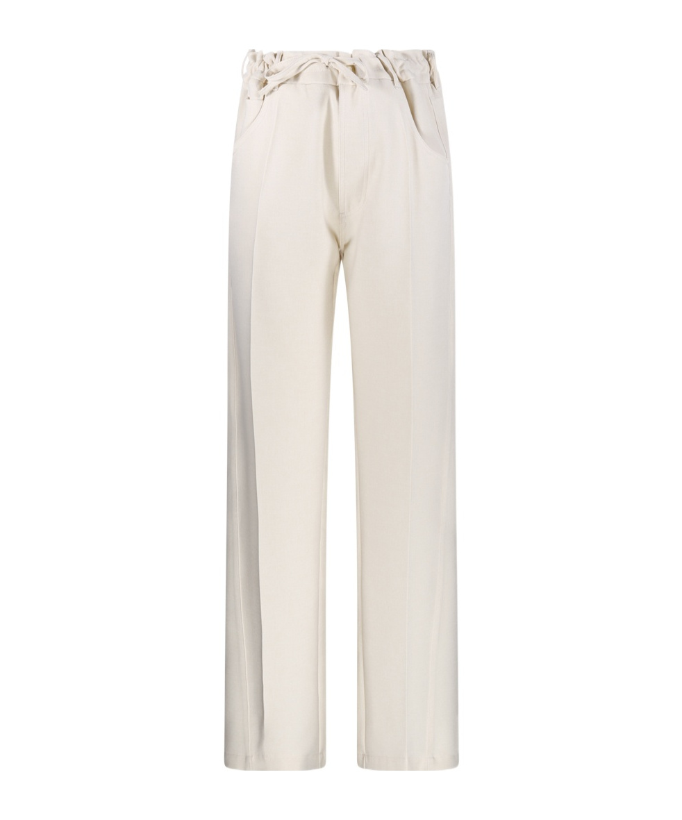 Darkpark Iris Comfort Suit Paper Bag Pant In Neutral
