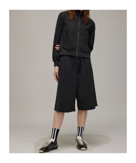 Shop Y-3 Twill Shorts In Black