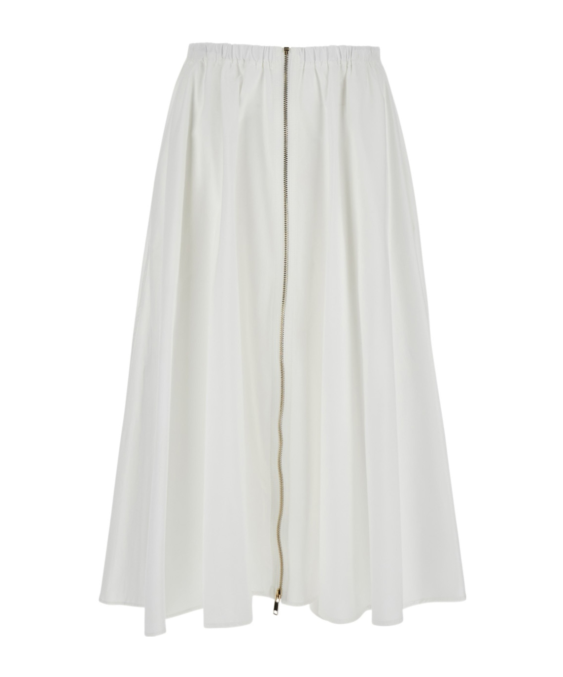Semicouture Popeline Skirt In White